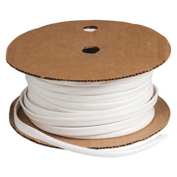 Brady Hot Stamper Shrink Tubing, 100 ft. L, Wht - PVC-2