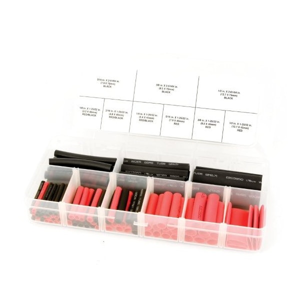 Performance Tool 106-Pc Weatherproof Heat Shrink Heat Shrink Ass, W541 - W541