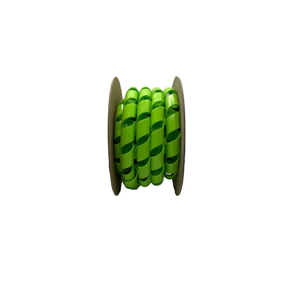 Heli-Tube 1 In. OD X 100FT Spiral Wrap Green UV Resistant Polyethylene - HT 1 C GR UV-100