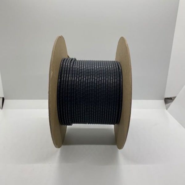 Heli-Tube 1/2 In. OD X 25FT Fire Resistant Black Polyethylene Spiral Wrap - HT 1/2 R-B-25