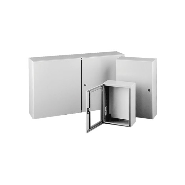 Nvent Hoffman Mild Steel Electrical Enclosures, 48 in H, 16 in D, 36 in W, NEMA 4, 12, Hinged - CSD483616LG
