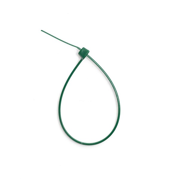 South Main Hardware 8-in   75-lb, Dark Green, 100 Standard Nylon Tie - 220144
