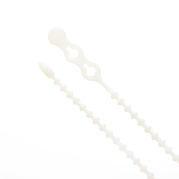 South Main Hardware 8-in  Double Loop Beaded 50-lb, Natural, 15 Speciality Tie - 222072