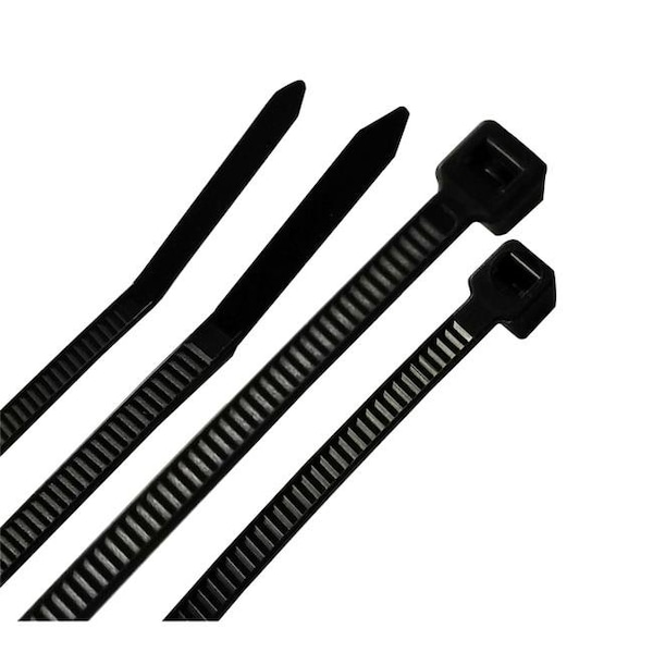 Steel Grip Steel Grip 3004695 4 & 8 in. Cable Tie; Black - Pack of 200 - 3004695