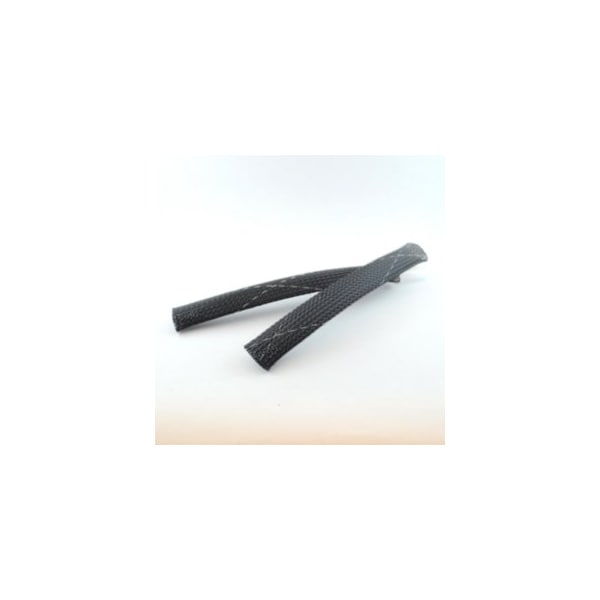 Delfingen Expandable Sleeve, Expands: 3.20 in., Size 0.25 in., Polyester, Black/white, Sold by the FT - 000000000000120906