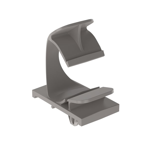 Panduit Latching Wire Clip, Push Mount, .75" (19.1mm, LWC75-H25-C14, PK 100 - LWC75-H25-C14