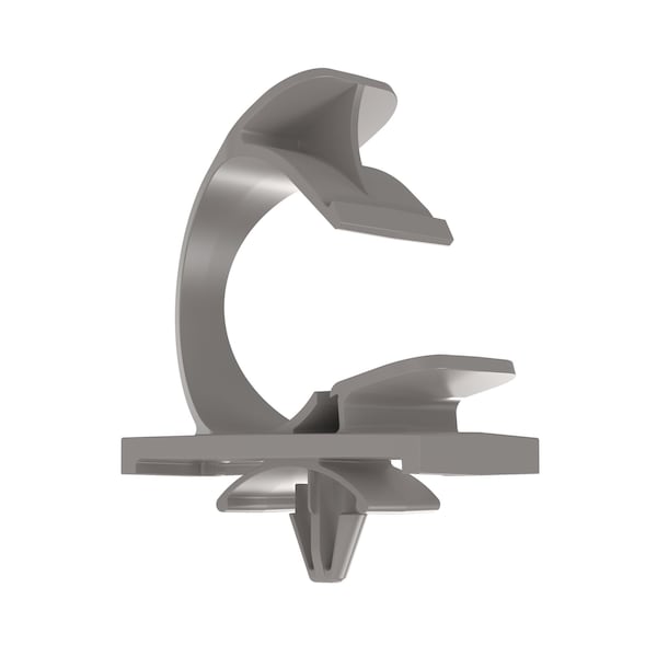 Panduit Latching Wire Clip, Push Mount, .75" (19.1mm, LWC75-H25-C14, PK 100 - LWC75-H25-C14