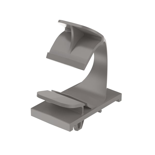 Panduit Latching Wire Clip, Push Mount, .75" (19.1mm, LWC75-H25-C14, PK 100 - LWC75-H25-C14