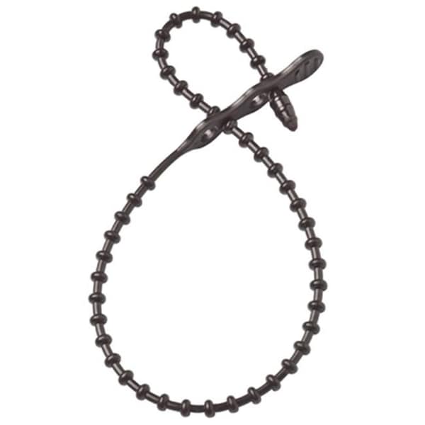 Gardner Bender Gardner Bender 45-24BEADBK 24 in. Reusable Beaded Cable Tie; Black; Pack - 5 - 174667