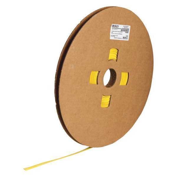 Brady Printable Shrink Tubing, 200 ft. L, Ylw - PS-C-187-YL-J