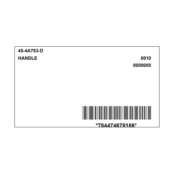 Meltric 45-4A753-D HANDLE w/WIRE MESH CORD GRIP - 45-4A753-D