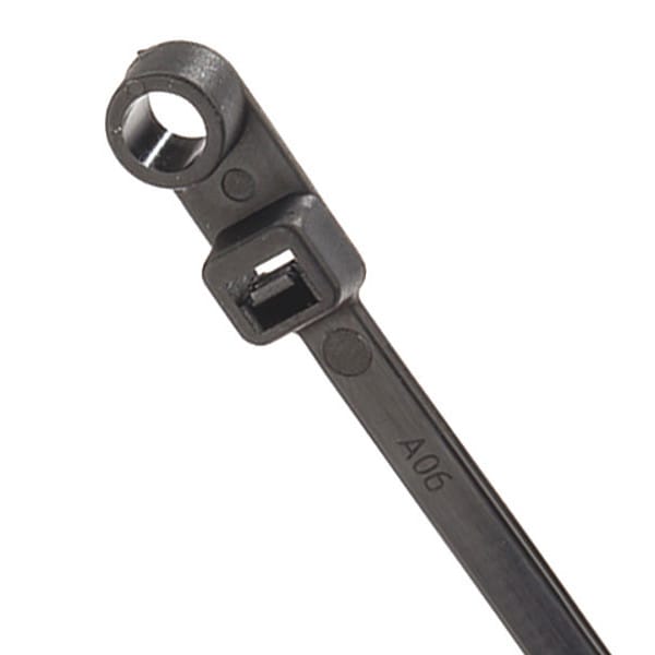 Nsi Industries Cable Tie Black Mtg Hd 30LB, PK100 - 5300MH
