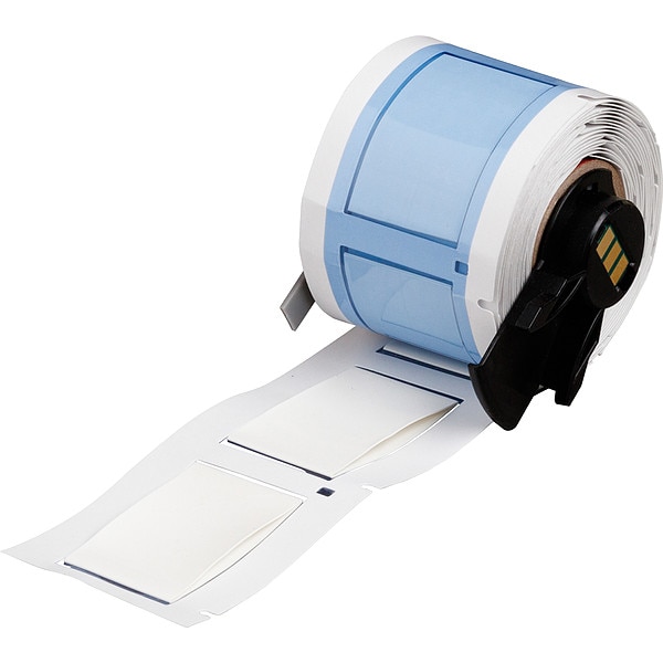 Brady Sleeve, 1 in W, 1 43/64 in H, Die-cut - M6-1000-1-345-WT