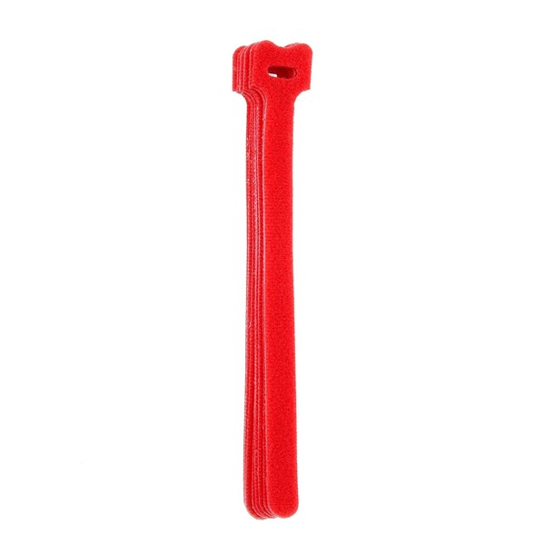 South Main Hardware 8-in  Hook and Loop -lb, Red, 10 Speciality Tie - 222174