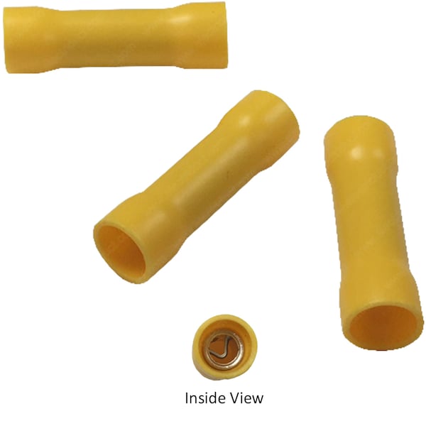 Electriduct Electriduct Vinyl Insulated Butt Splice Connectors - HS-HP-BTC-YL-100