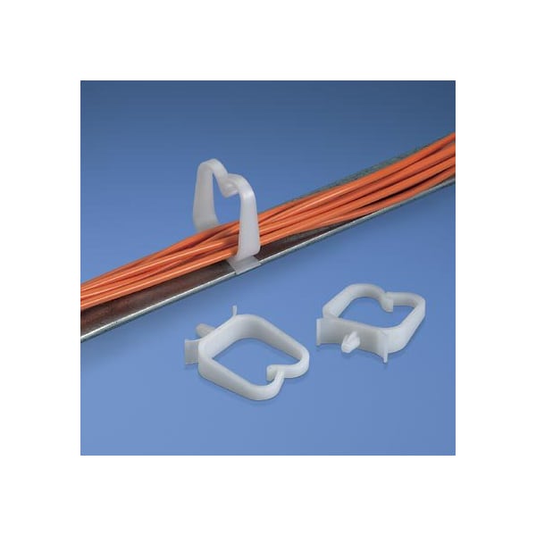 Panduit Fiber Saddle, Vertical, 1.06" Bundle, Bl (100 Pack), 100PK - VWS106-C20