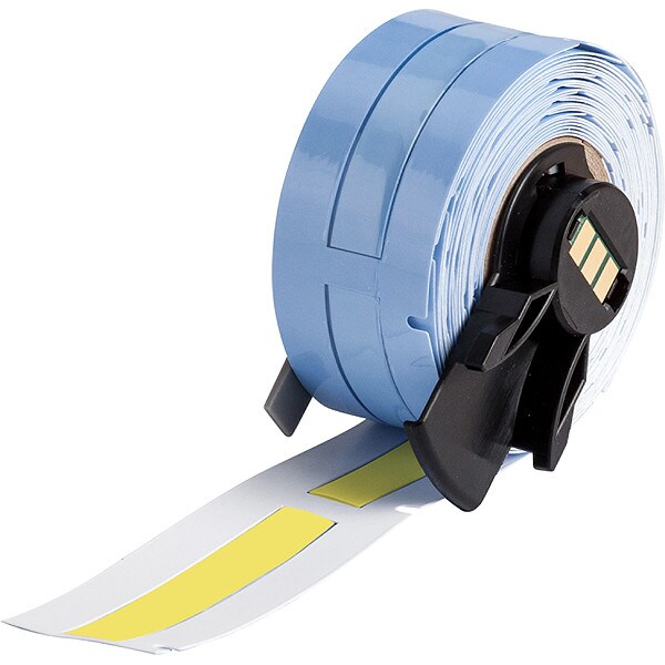 Brady Sleeve, 2 in W, 21/64 in H, Die-cut - M6-187-2-342-YL-R