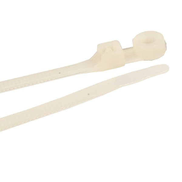 Forney Cable Ties, 15 in Natural Standard Duty Screw Mounts - 62108