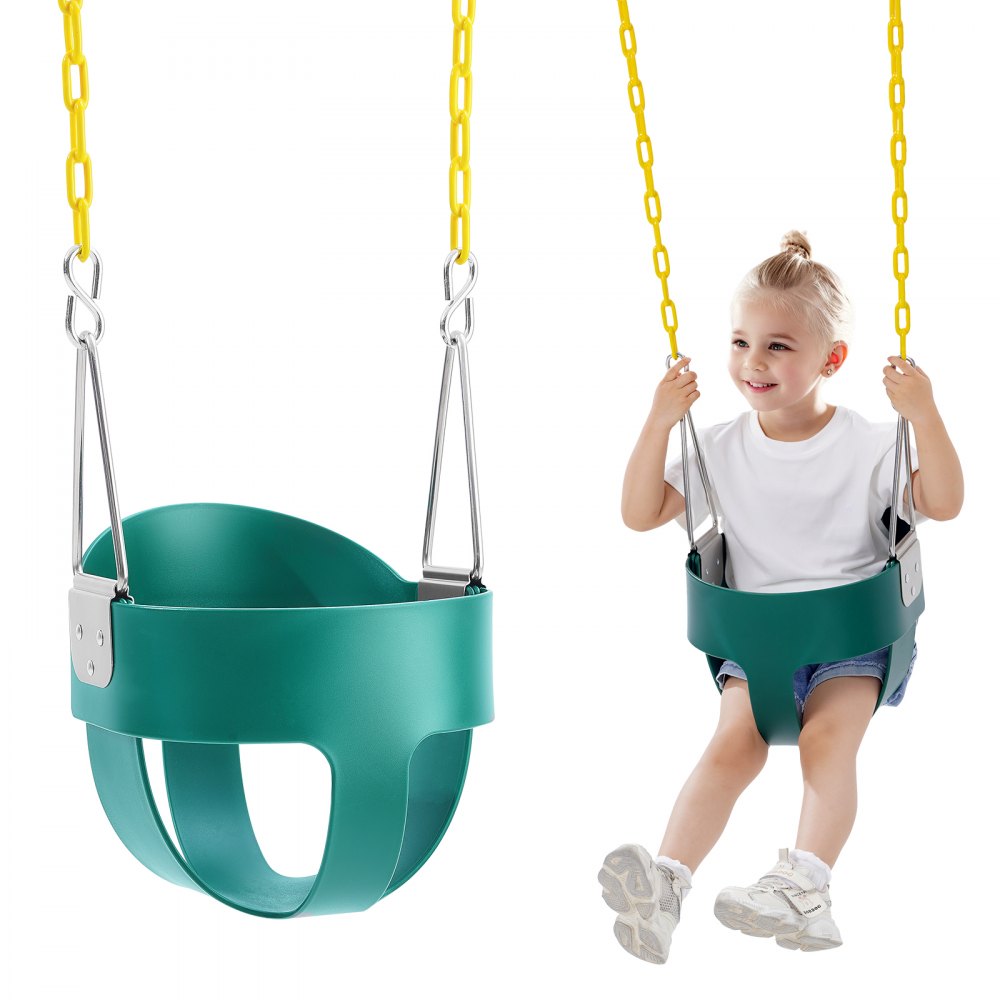 VEVOR Toddler Swing Seat High Back Full Bucket Baby Swing Seat Support 150 lbs - ZXGBQTYYEZYZWYNL0V0