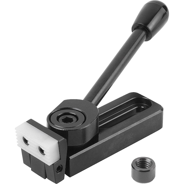 Kipp Side Clamp Right A=78 25X25, Form:D Steel - K0034.006020