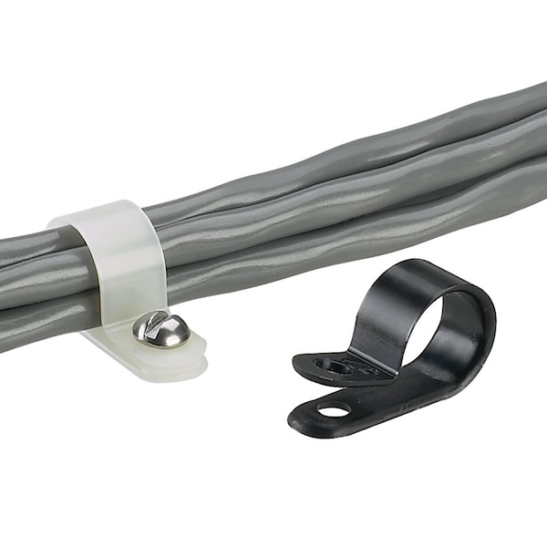Panduit Fixed Dia Clamp, .50" (12.7mm) Bundle, #8 Sc, CCS50-S8-M, PK 1000 - CCS50-S8-M
