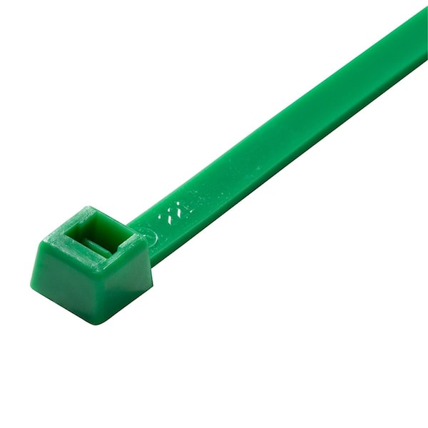 Cromo 11 in. 50 lbs Cable Tie, Green - 100 per Bag - CR1858827