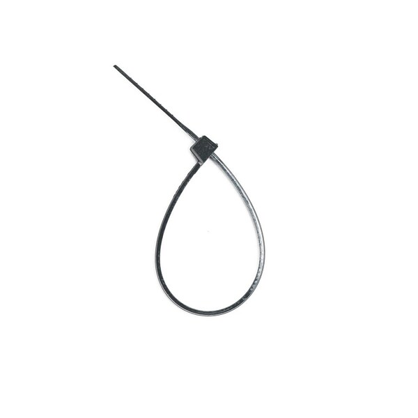 South Main Hardware 4-in   18-lb, Black, 1000 Standard Nylon Tie - 220101