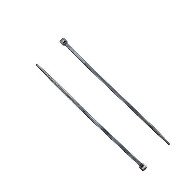 South Main Hardware 4-in   18-lb, Black, 1000 Standard Nylon Tie - 220101