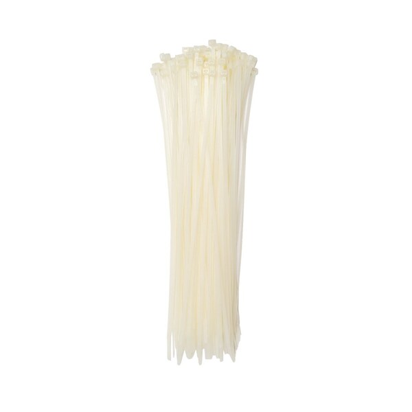 South Main Hardware 14-in   75-lb, Natural, 100 Standard Nylon Tie - 220191