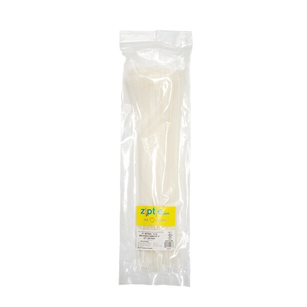 South Main Hardware 14-in   75-lb, Natural, 100 Standard Nylon Tie - 220191