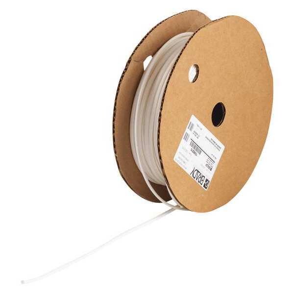 Brady Hot Stamper Shrink Tubing, 100 ft. L, Wht - HSA-24-WT