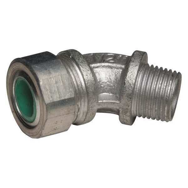 Raco Cord Connector, 2-9/16" L, 1/2" Conduit - 3745-1