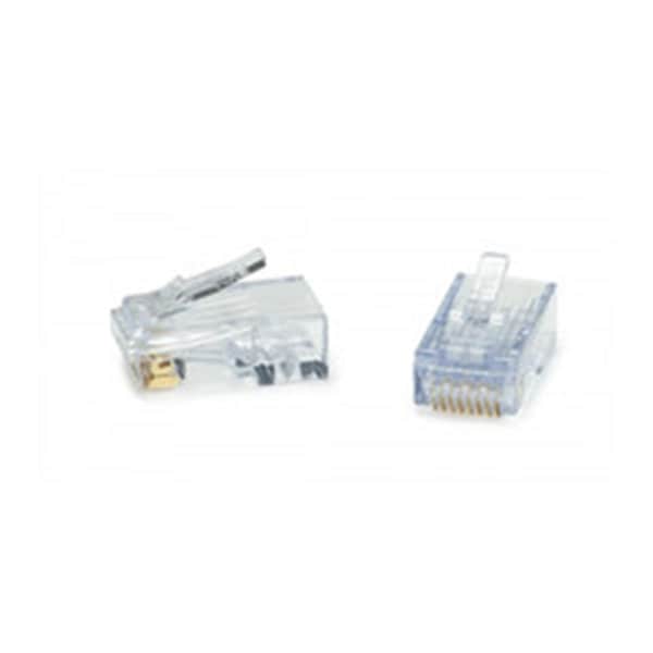 Cable Wholesale Platinum Tools ezEx44-RJ45 Crimp Plugs, 100PK - 202044J