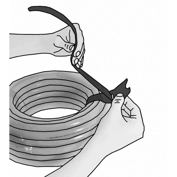 Velcro Brand 3/4" W x 12" L Hook-and-Loop Black One-Wrap Fastener Strap, 30 pk. - 170782
