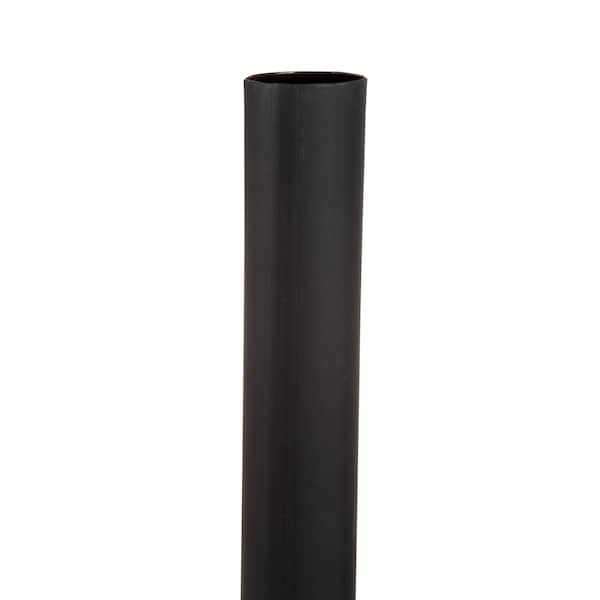 3M Shrink Tubing, 0.8in ID, Black, 4ft, PK5 - ITCSN-0800-48"-BLACK-5 PCS
