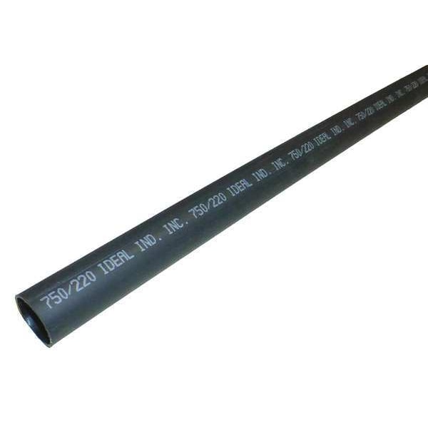 Ideal Shrink Tubing, 0.75in ID, Black, 4ft, PK5 - 46-350