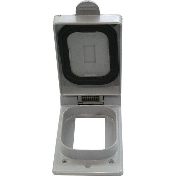 Cantex Electrical Box Cover, 1 Gang, GFCI Cover - 5133348B