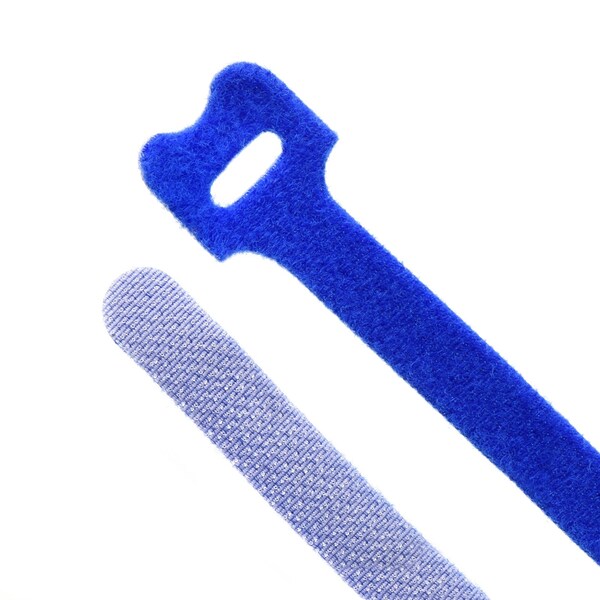 South Main Hardware 8-in  Hook and Loop -lb, Blue, 100 Speciality Tie - 222171