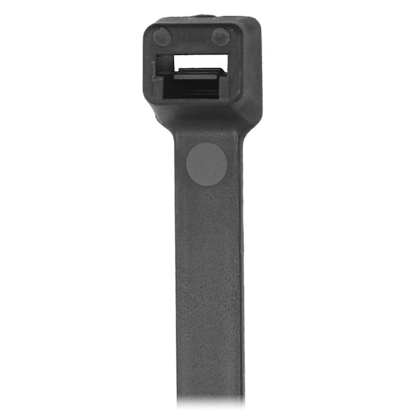 Pacer Group Pacer 6in Cable Tie - Black - 30-40lb Tensile Strength - 1.5in Bundle Diameter - 100 Piece Bag - CT1.5I-100BK