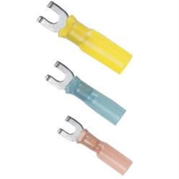 Backseat Ancor 12-10G No. 8 100PC Yell Spd Heat Shrink Connector Yellow - BA3270656