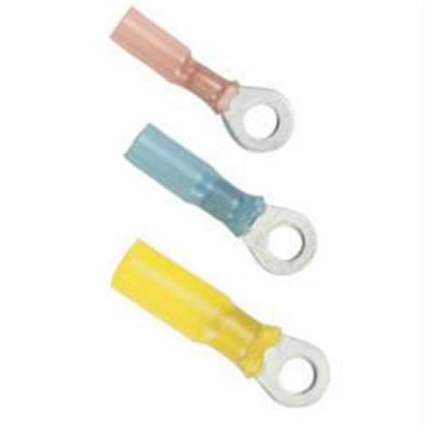 Backseat Ancor 22-18G No. 8 100 PC Red Rng Heat Shrink Connector Red - BA2494209