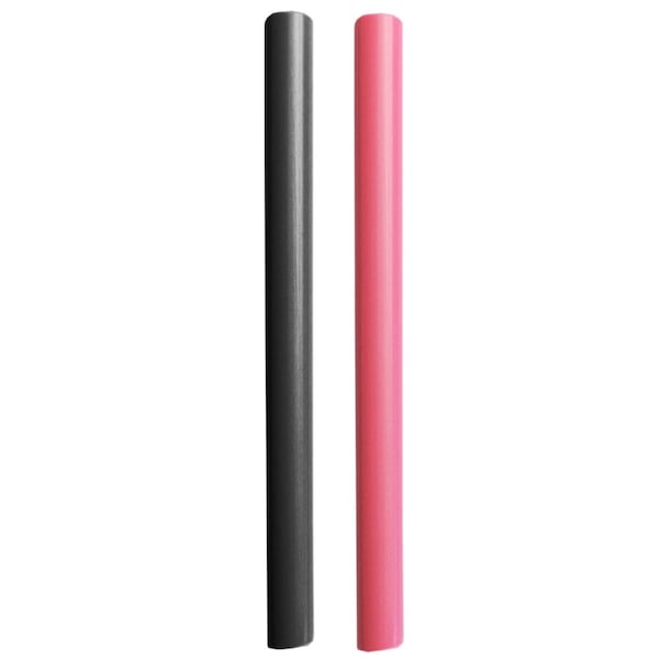 Pacer Group Pacer Battery Cable Heat Shrink Tubing - 1/4in x 3in - Black/Red 2-Pieces Combo Pack - BEHS1/4-3BKRD