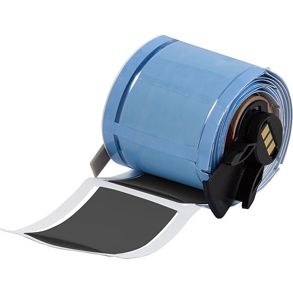 Brady Sleeve, 2 in W, 1 43/64 in H, Die-cut - M6-1000-2-342-BK-R