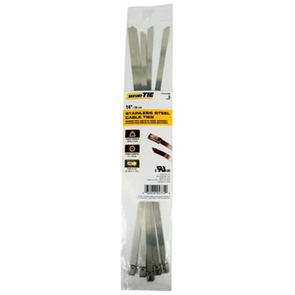 Gardner Bender 14 in. Wide Cable Tie, Stainless Steel - GA569435