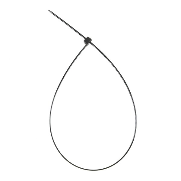 South Main Hardware 24-in   175-lb, Black, 25 Standard Nylon Tie - 220229