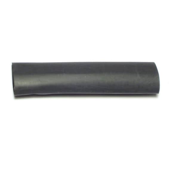 Midwest Fastener 1/2" x 3" Black Heat Shrink Tubing 5PK - 67966