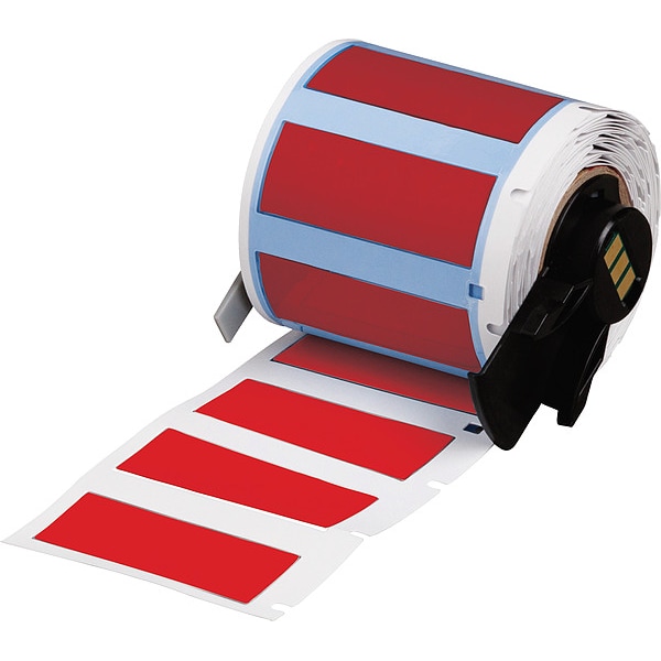 Brady Sleeve, Polyolefin, Red, 1 3/4" W - M6-375-175-342-RD