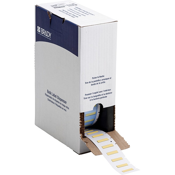 Brady Sleeve, Polyolefin, Yellow, 1" W - BM-125-1-342-YL