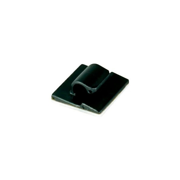 Del City Div Of Actuant Del City 9824 Cord Clips- Black- 1/8" x 1/4", 100 Pieces - 9824