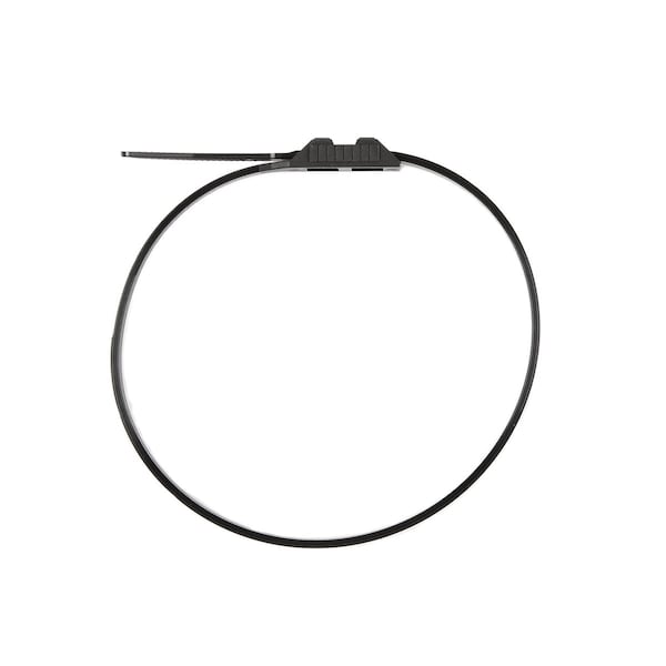 South Main Hardware 14-in 120-lb, Black UV Resistant Extern Nylon Ties 100PK - 229360